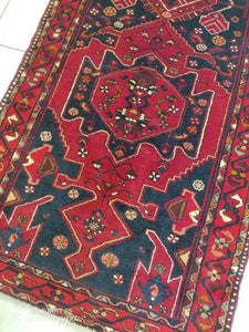 Tapis Hamedan tissé main n°12306_295×110