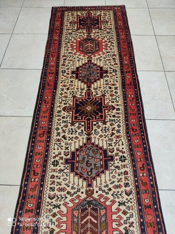 Tapis Heriz noué main n°12820P_295×76