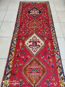 Tapis Ghachghai tissé main n°11378_297×90