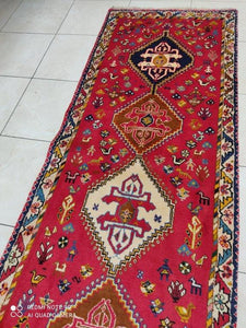 Tapis Ghachghai tissé main n°11378_297×90