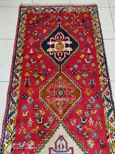 Tapis Ghachghai tissé main n°11378_297×90