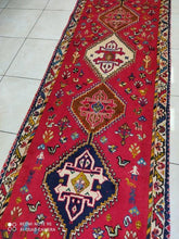 Charger l&#39;image dans la galerie, Tapis Ghachghai tissé main n°11378_297×90
