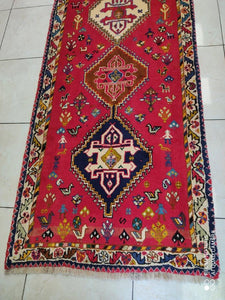 Tapis Ghachghai tissé main n°11378_297×90