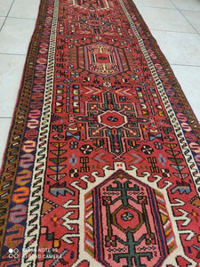 Tapis Heriz noué main n°11874_299×77