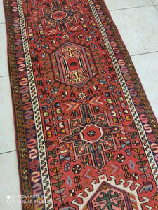 Tapis Heriz noué main n°11874_299×77