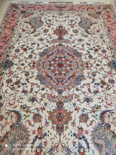 Charger l'image dans la galerie, Grand tapis Tabriz fait main n°12285_300×200
