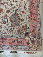 Charger l'image dans la galerie, Grand tapis Tabriz fait main n°12285_300×200
