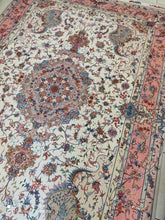 Charger l'image dans la galerie, Grand tapis Tabriz fait main n°12285_300×200
