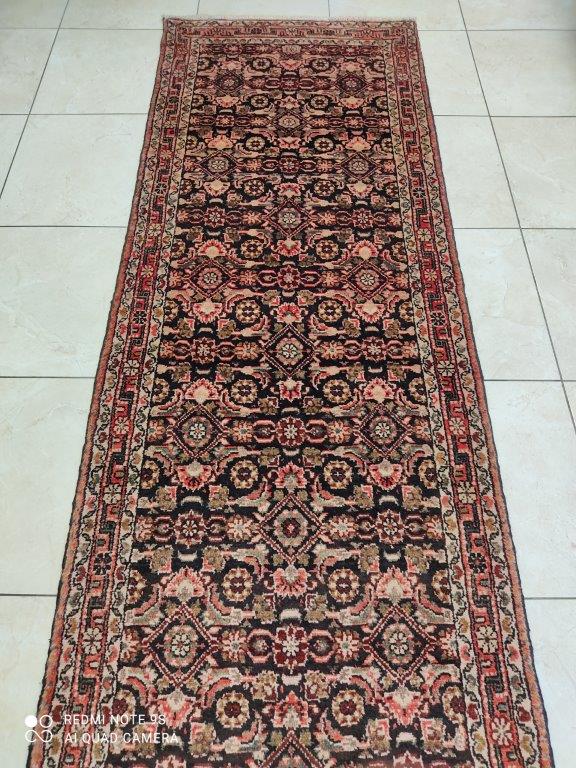 Tapis Darjazine tissé main n°11656_300×82