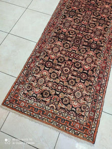 Tapis Darjazine tissé main n°11656_300×82