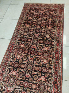 Tapis Darjazine tissé main n°11656_300×82