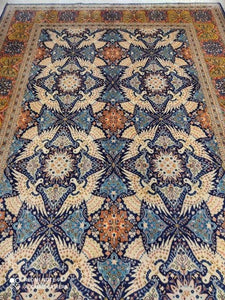 Grand tapis Mahvelat noué main n°3164_301×198