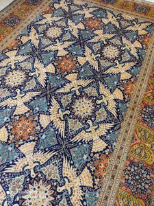 Grand tapis Mahvelat noué main n°3164_301×198