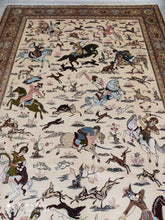 Charger l&#39;image dans la galerie, Tapis Ghom soie fait main n°18563_302×195
