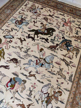 Charger l&#39;image dans la galerie, Tapis Ghom soie fait main n°18563_302×195
