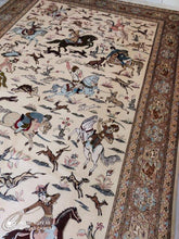 Charger l&#39;image dans la galerie, Tapis Ghom soie fait main n°18563_302×195
