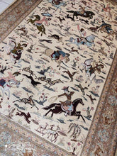 Charger l&#39;image dans la galerie, Tapis Ghom soie fait main n°18563_302×195
