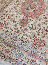 Charger l'image dans la galerie, Grand tapis Tabriz fait main n°14515_303×199
