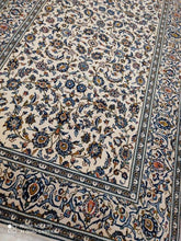 Charger l'image dans la galerie, GRAND Tapis Kachan noué main n°13007_305×192
