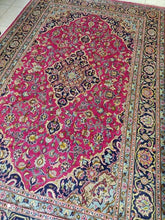 Charger l'image dans la galerie, Grand Tapis Kachmar noué main n°13053_305×194
