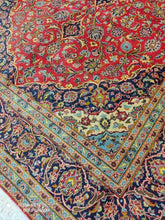 Charger l'image dans la galerie, Grand Tapis Kachan fait main n°19318_305×200
