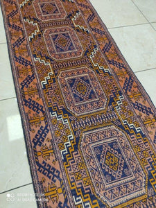 Tapis Baloutchestan fait main n°13537_307×72