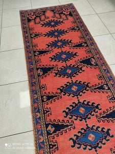 Tapis Mahal tissé main n°9692_307×80