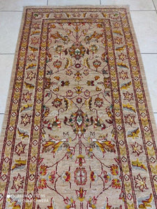 Tapis afghan fait main n°295_316×89