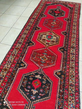 Charger l&#39;image dans la galerie, Tapis Antique Hamedan fait main n°11123_317×110
