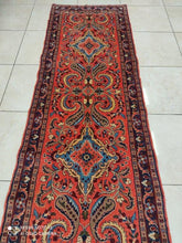 Charger l'image dans la galerie, Tapis Sarouk fait main n°14976_320×81
