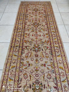 Tapis afghan fait main n°296_320×88