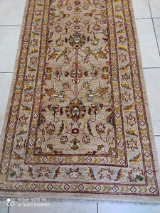 Tapis afghan fait main n°296_320×88