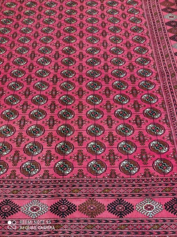 Grand tapis Torkaman noué main n°5848_323×256