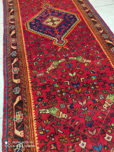 Tapis Hosseinabad noué main n°14520_325×92