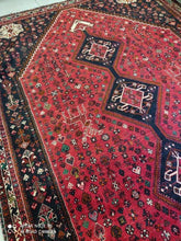 Charger l&#39;image dans la galerie, Grand Tapis Ghachgai fait main n°11406_330×225
