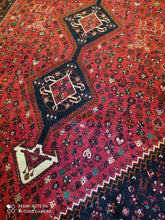 Charger l&#39;image dans la galerie, Grand Tapis Ghachgai fait main n°11406_330×225
