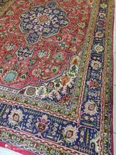Charger l&#39;image dans la galerie, Grand Tapis Tabriz fait main n°11222_335×207
