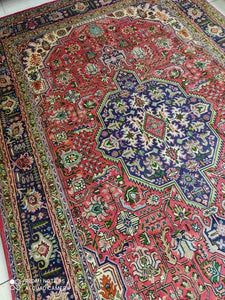 Grand Tapis Tabriz fait main n°11222_335×207