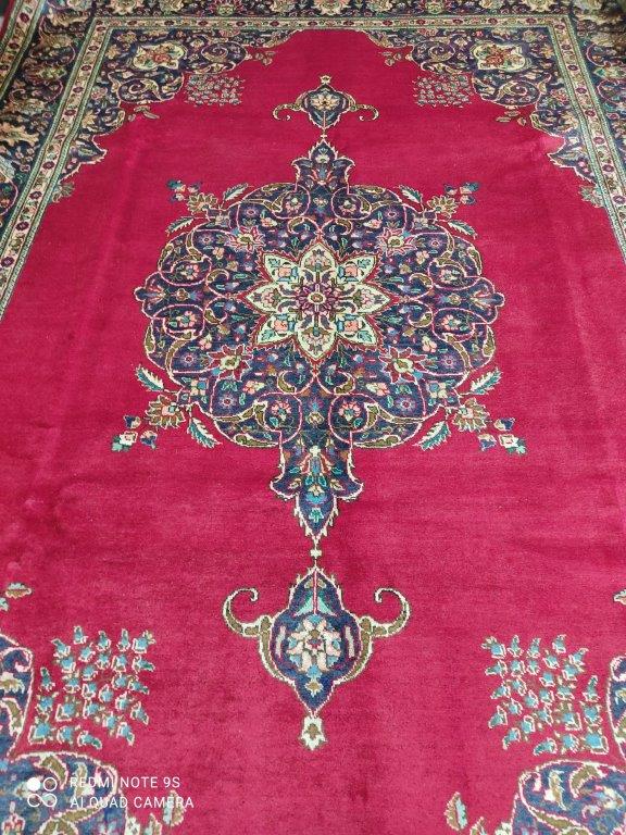 Grand Tapis Tabriz fait main n°9559_344×242