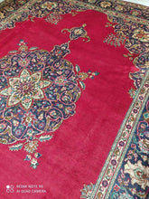 Charger l&#39;image dans la galerie, Grand Tapis Tabriz fait main n°9559_344×242
