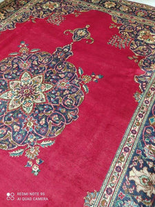 Grand Tapis Tabriz fait main n°9559_344×242