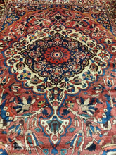 Charger l&#39;image dans la galerie, Grand Tapis Antique Bakhtiar fait main n°14393_348×268
