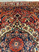 Charger l&#39;image dans la galerie, Grand Tapis Antique Bakhtiar fait main n°14393_348×268
