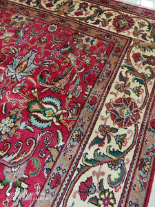 Grand Tapis Tabriz fait main n°10215_348×294