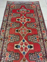 Charger l'image dans la galerie, Tapis Senneh fait main n°13940_355×90
