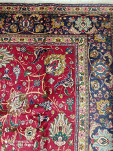 Charger l&#39;image dans la galerie, Grand Tapis Tabriz fait main n°11239_357×295
