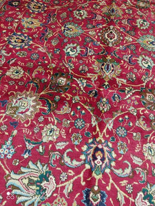 Grand Tapis Tabriz fait main n°11239_357×295