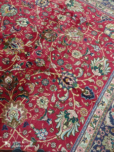 Grand Tapis Tabriz fait main n°11239_357×295