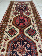 Charger l&#39;image dans la galerie, Tapis Heriz fait main n°11878_363×86
