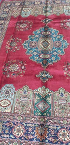 Grand Tapis Tabriz fait main n°3423_370×280